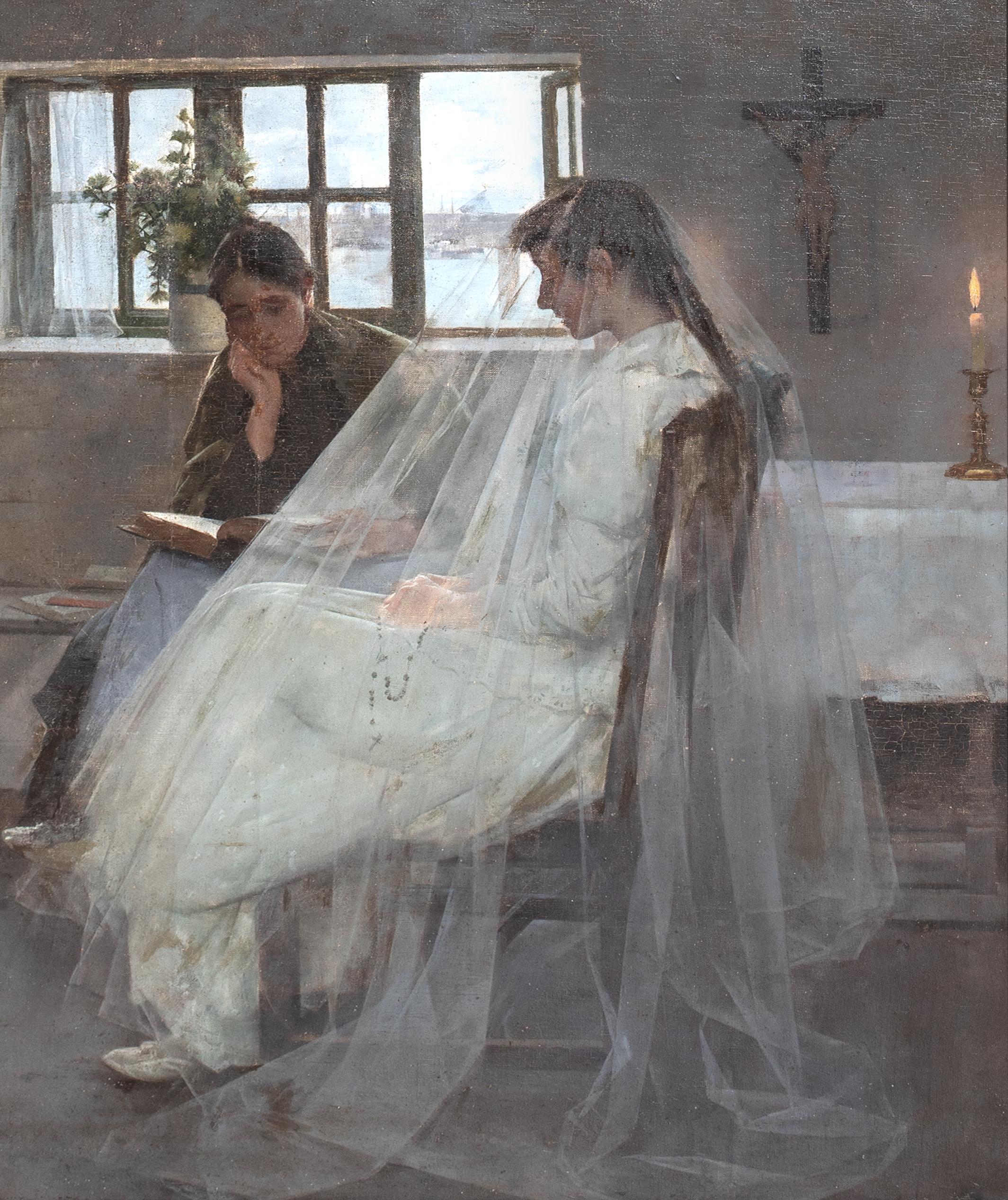 Confirmation Day, dated 1892  by Albert Chevallier Tayler (1862-1925) Exhibited For Sale 5