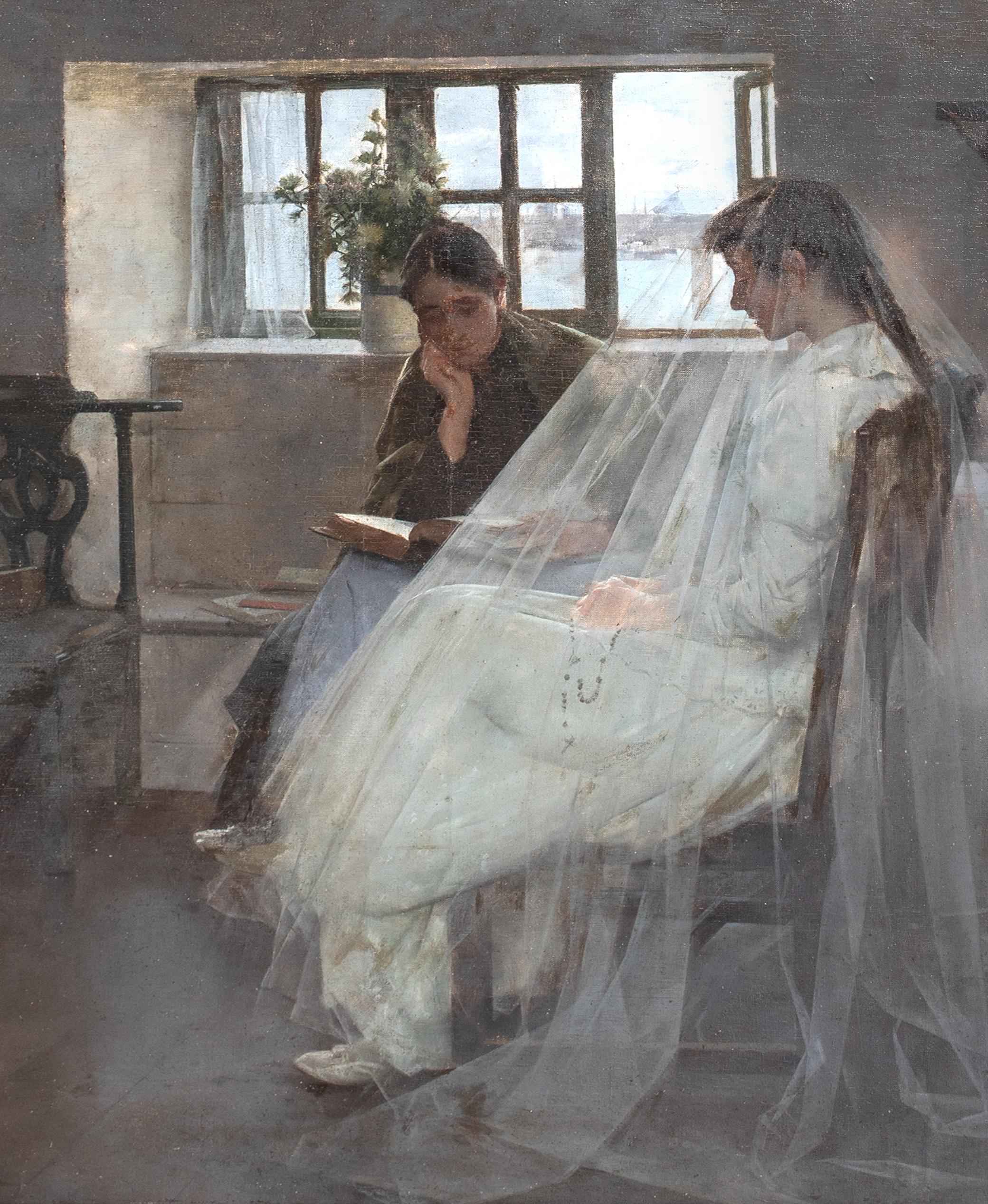 Confirmation Day, dated 1892  by Albert Chevallier Tayler (1862-1925) Exhibited For Sale 6
