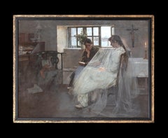 Confirmation Day, dated 1892  by Albert Chevallier Tayler (1862-1925) Exhibited