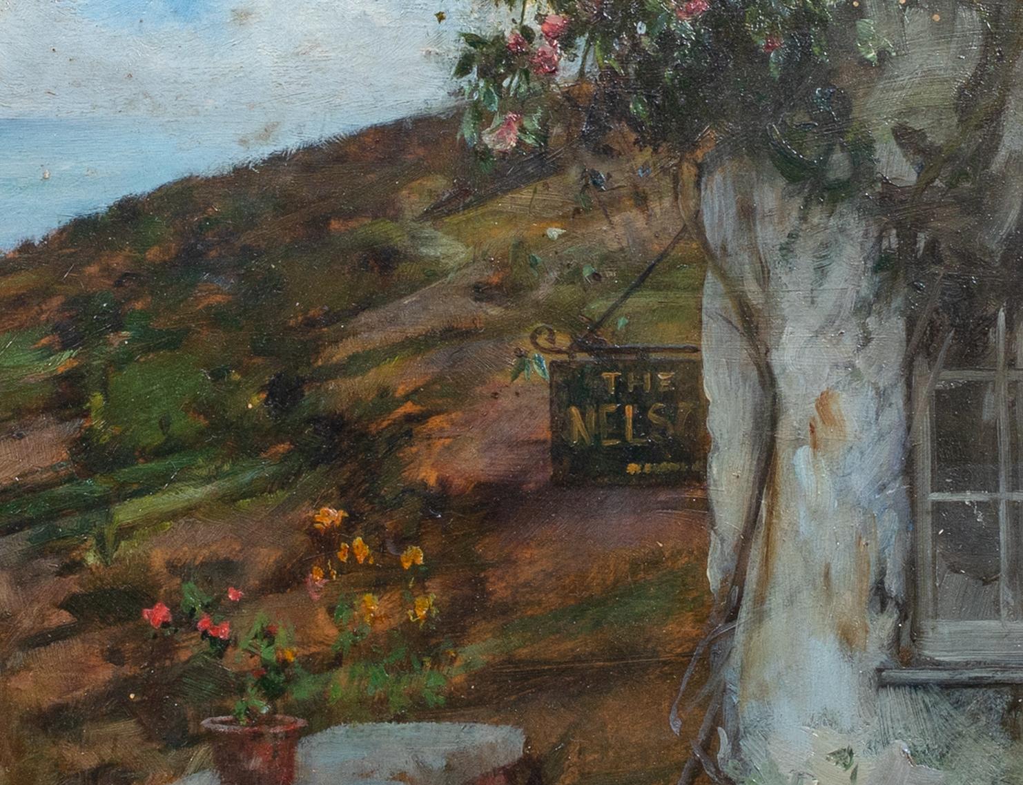 Vista de la costa, Cornualles, fechada en 1899 en venta 4
