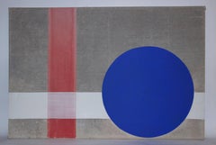 Albert Chubac, Painting, Paint on Canvas and Collage, circa 1960