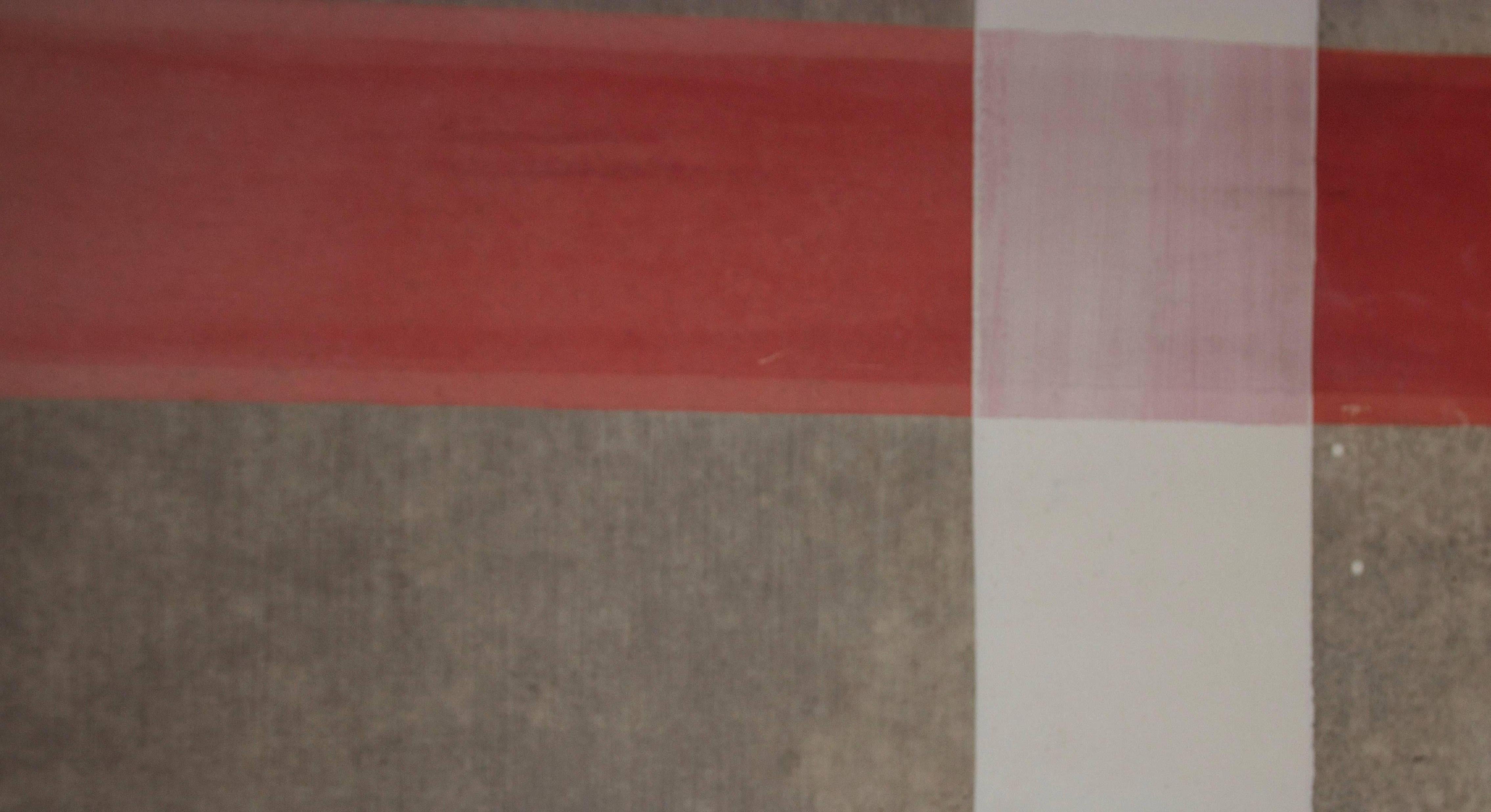 Albert Chubac, Pintura, Pintura sobre lienzo y collage, hacia 1960 Moderno de mediados de siglo en venta