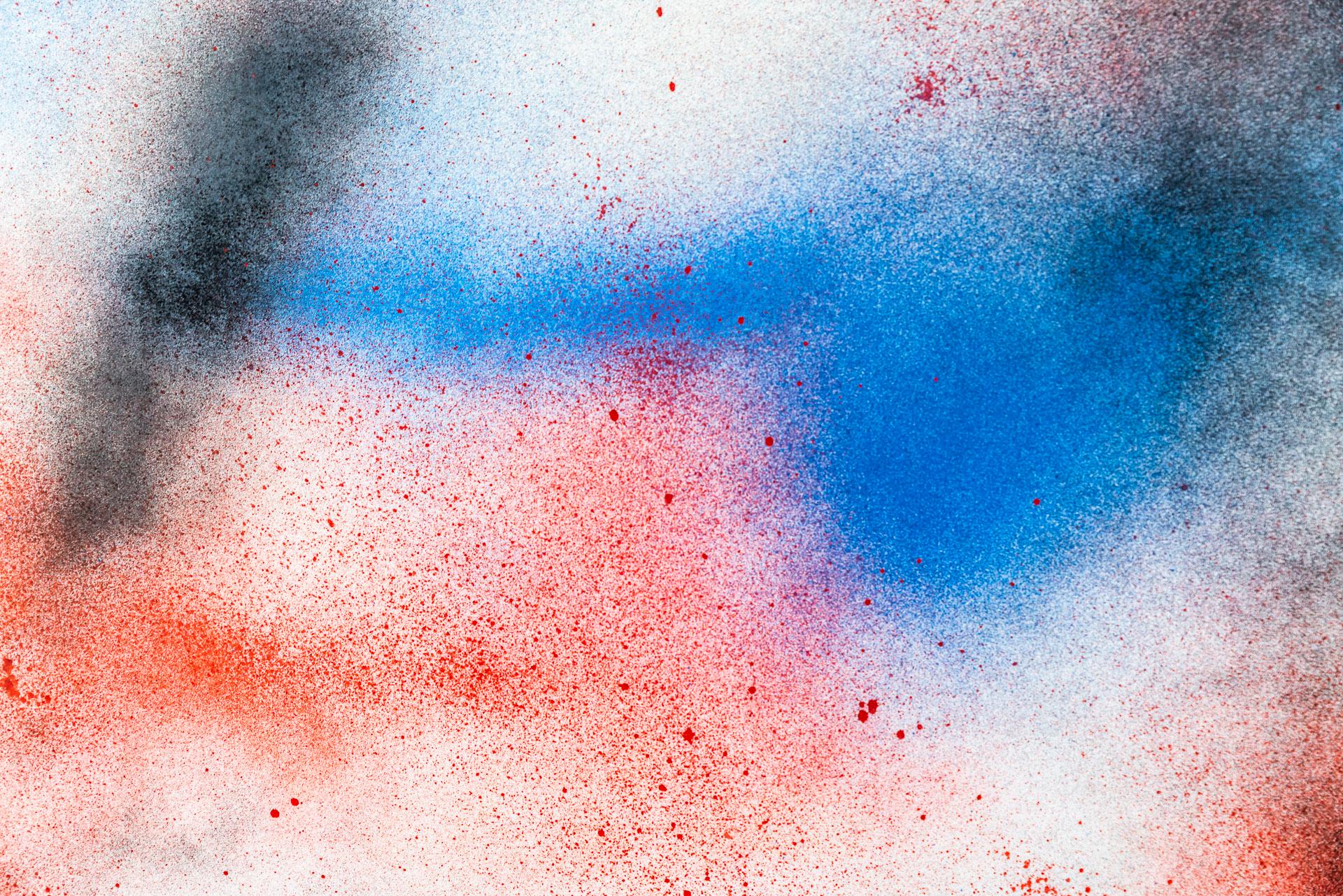 Albert Chubac, Airbrush auf Leinwand, Frankreich, um 1960 (Mitte des 20. Jahrhunderts) im Angebot
