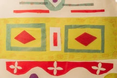 Albert Chubac, Composition, Oil on Paper, circa 1960, France