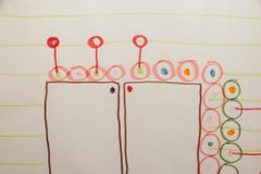 Albert Chubac, Gouache su carta, Francia, circa 1970