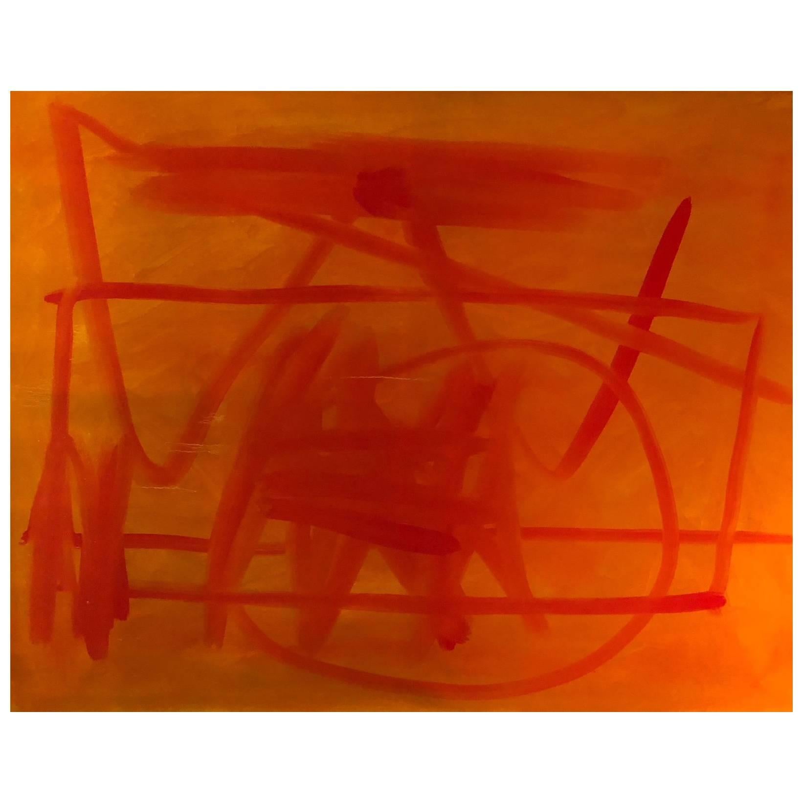 Albert Chubac, "La Parade", Rare Oil on Canvas, 1957, France