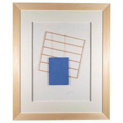 Albert Chubac, Set of Four Collages, circa 1980, France
