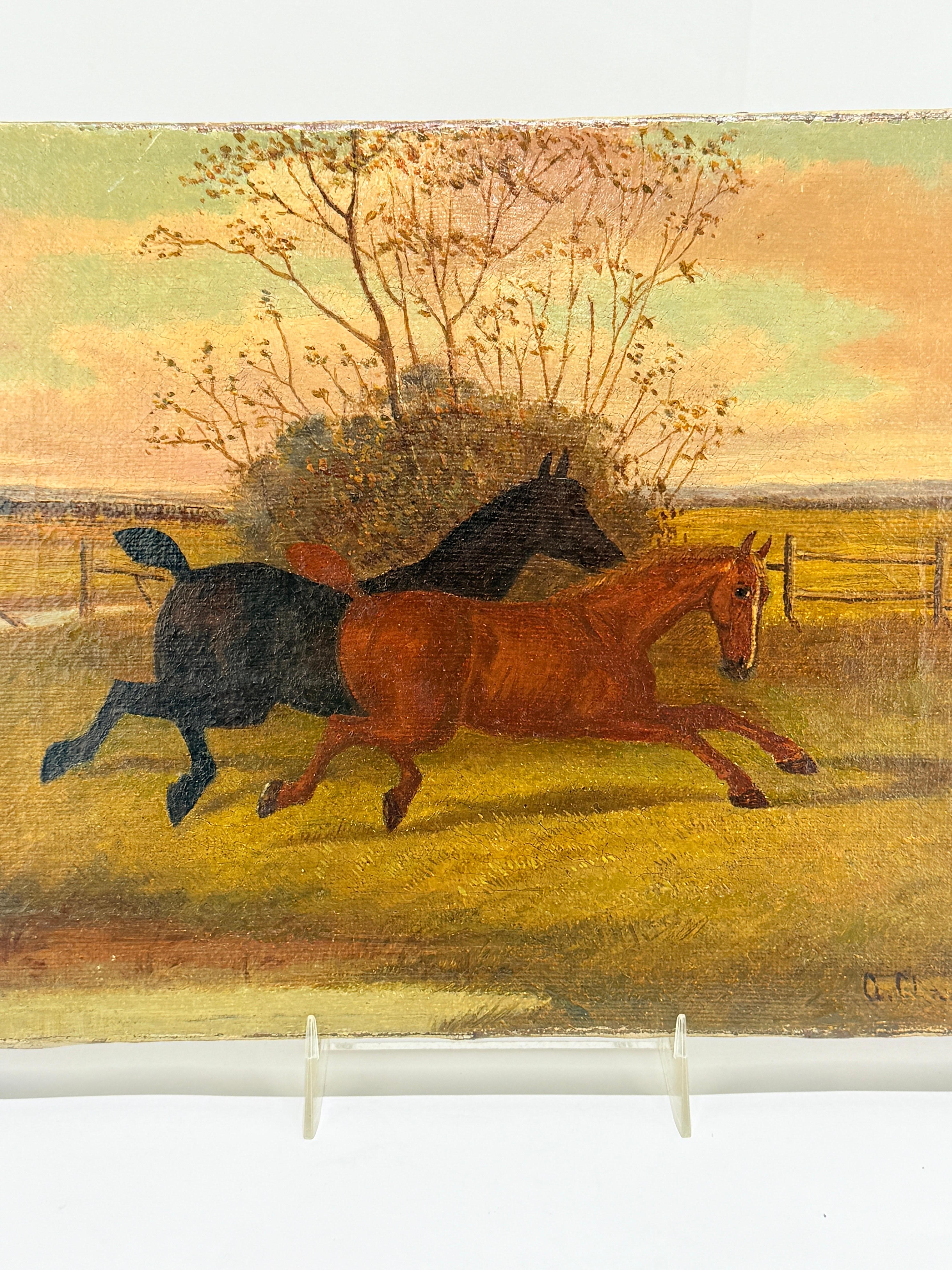 Huile sur toile, c. 1880-1900
Mesures : 10,125