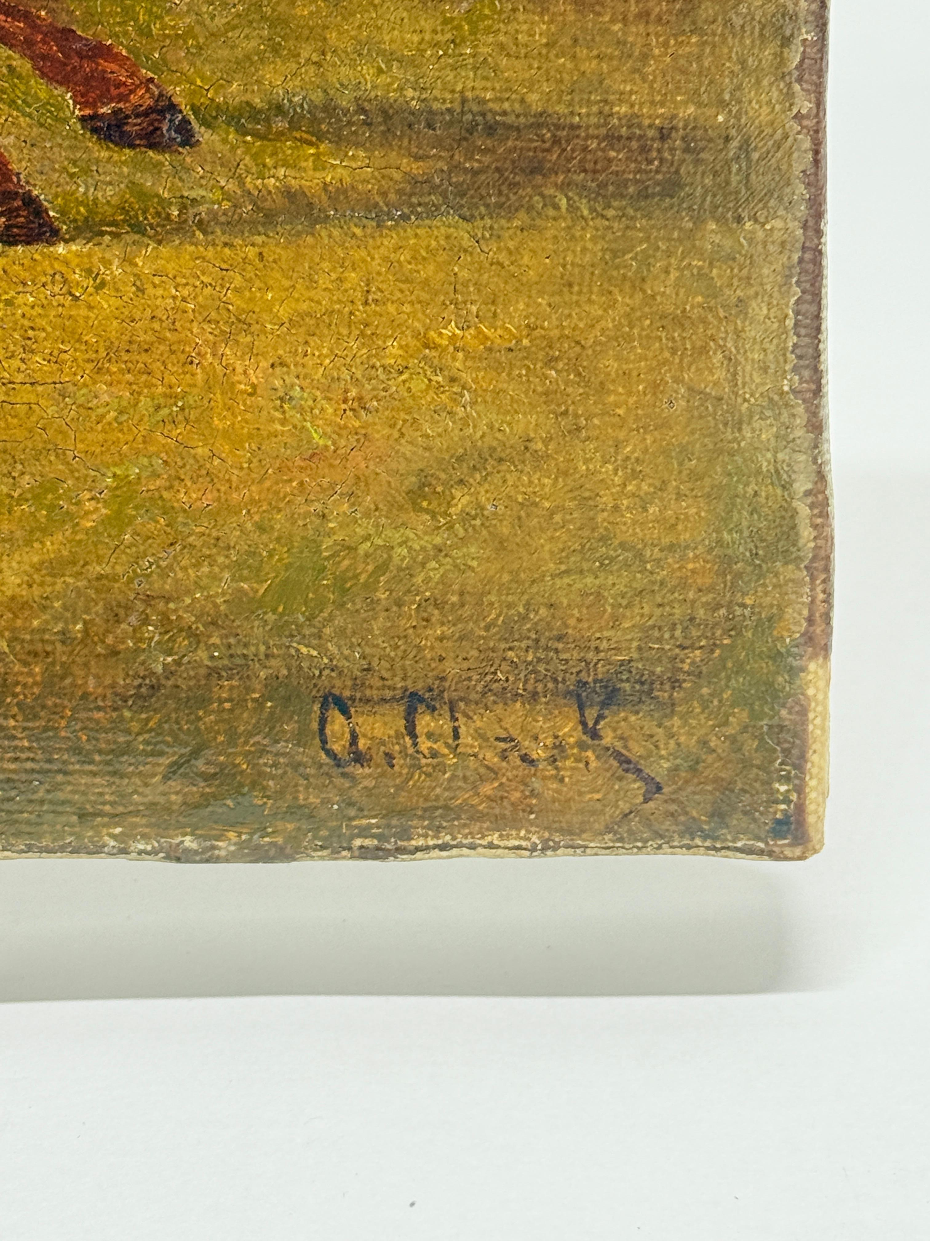 Albert Clark (Américain, 1843-1928) - Deux chevaux au jeu en vente 2