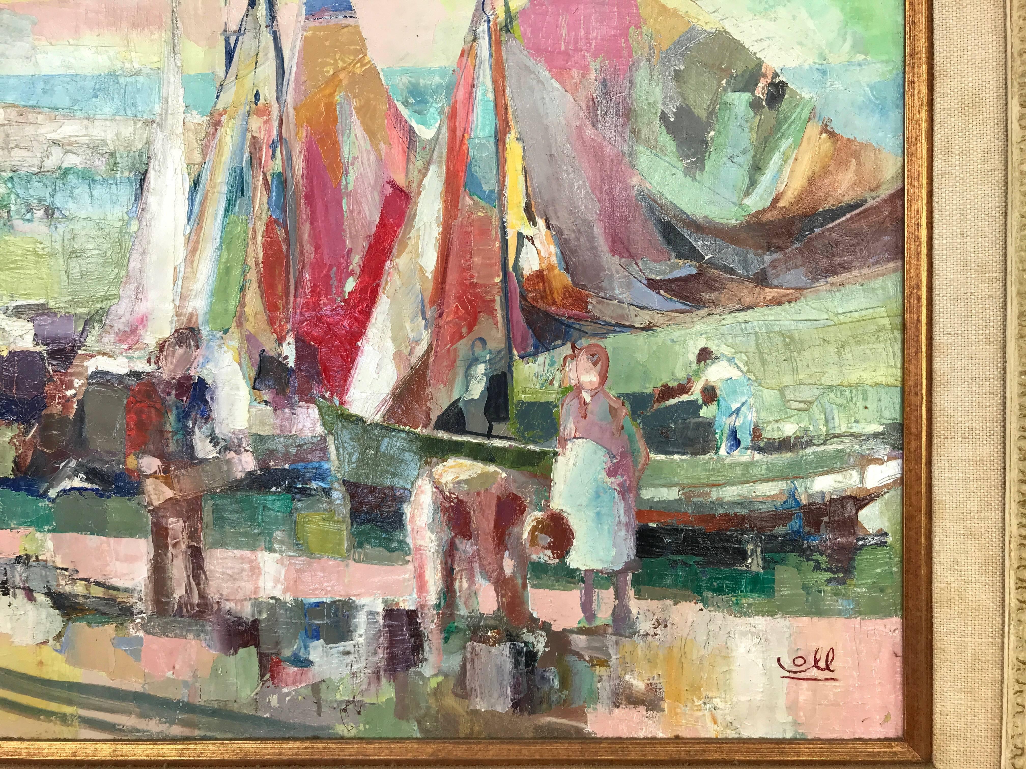 Toile Albert Coll 