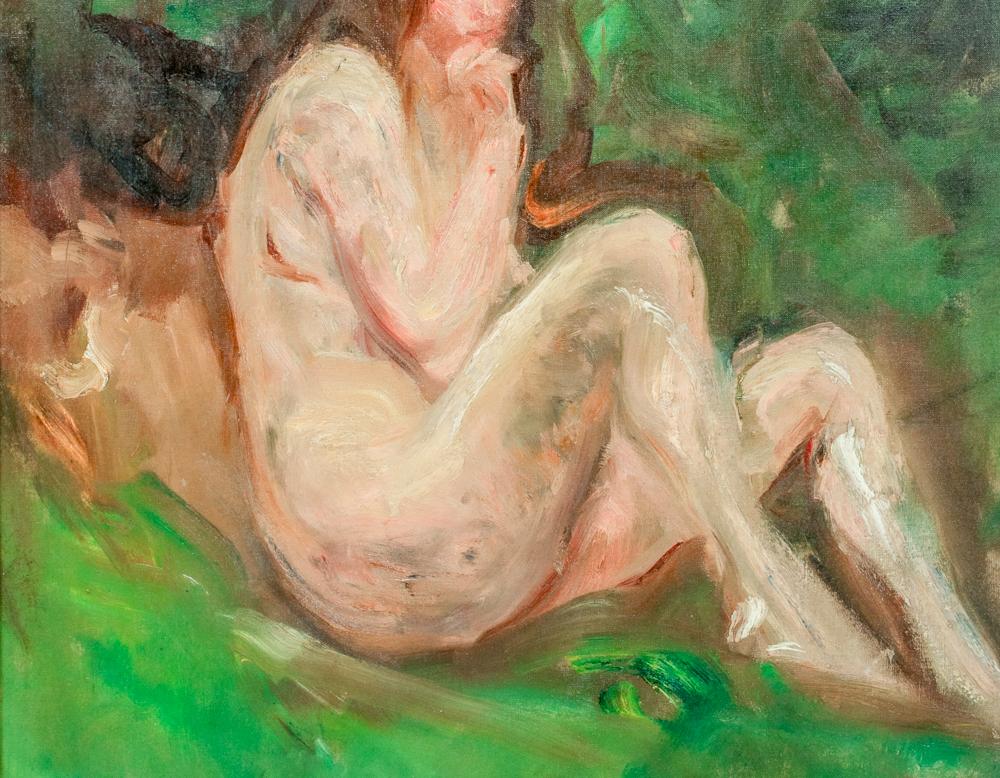 Nude In A Forest, 19th Century   by Count Albert de Belleroche (1864-1944)   For Sale 4