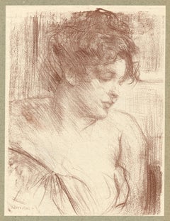 Original-Lithographie „Etude“