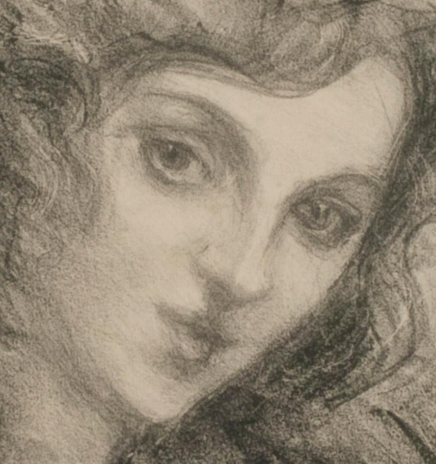 Mlle Sablon, musical actress - Print by Albert de Belleroche