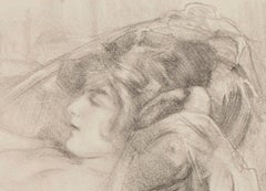 Reclining Nude Holding a Necklace