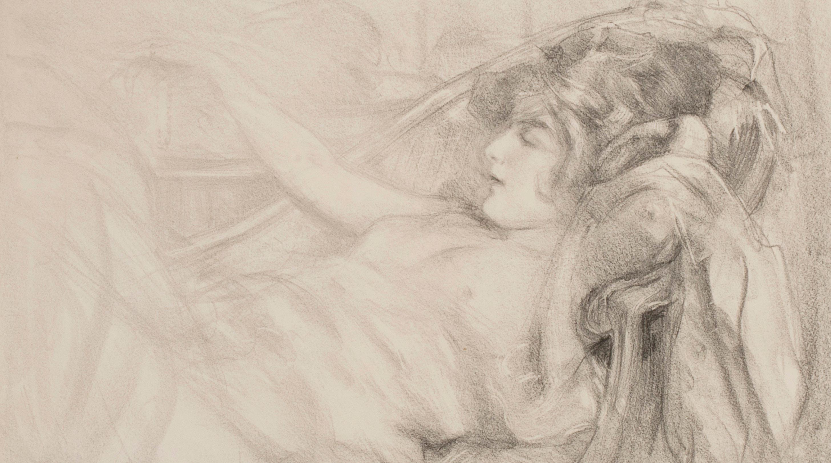 Nu couché tenant un collier
Lithographie, C.C. 1908
Signé au crayon en bas à droite (voir photo)
Edition : c.I.C.
Référence : Belleroche n° 525
Condit : Excellent
Image : 16 3/4 x 20