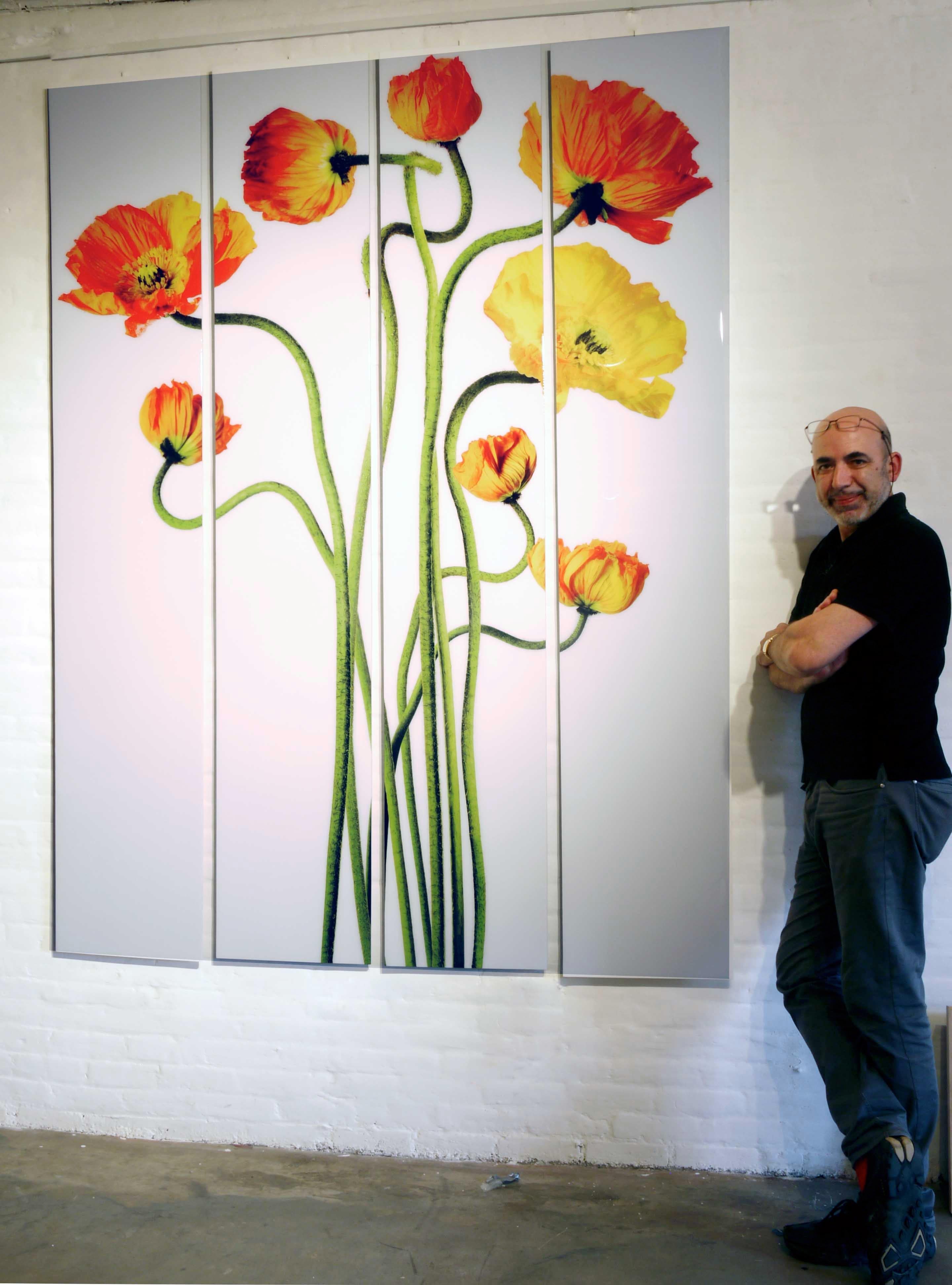 This is a large scale Diptych : 2 x (70 x 12 