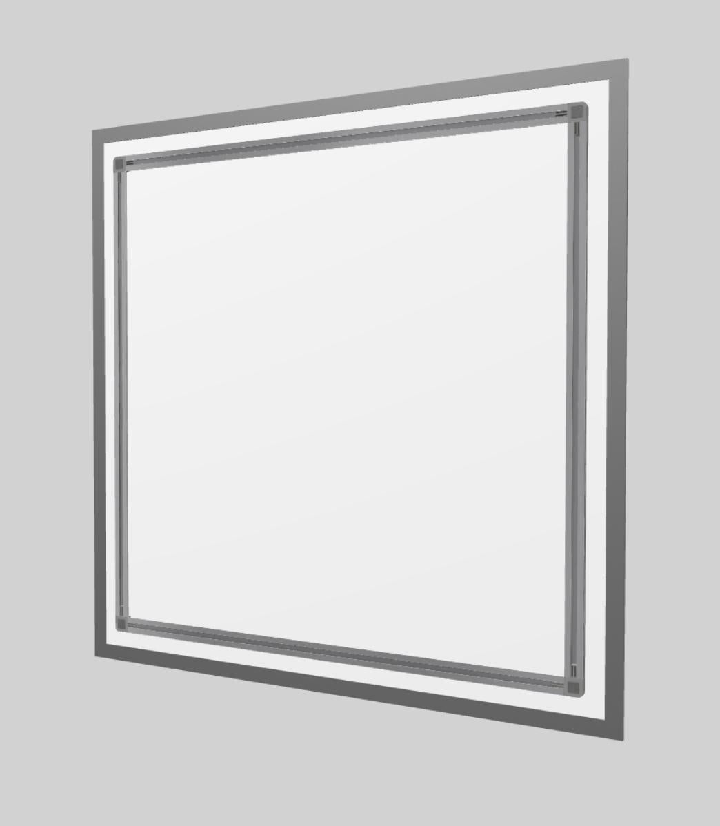 POPPING KLEIN TRIPTYCH – großformatiges Set  Dibond unter Acrylglas (66 x 55