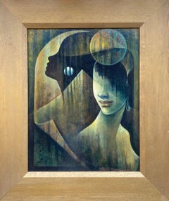 Mystical Portrait, Universal Woman Haitian School of Beauty Caribean painting