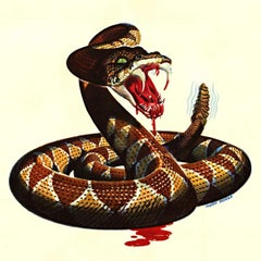 Original "Less Dangerous than Careless Talk" vintage World War Two poster