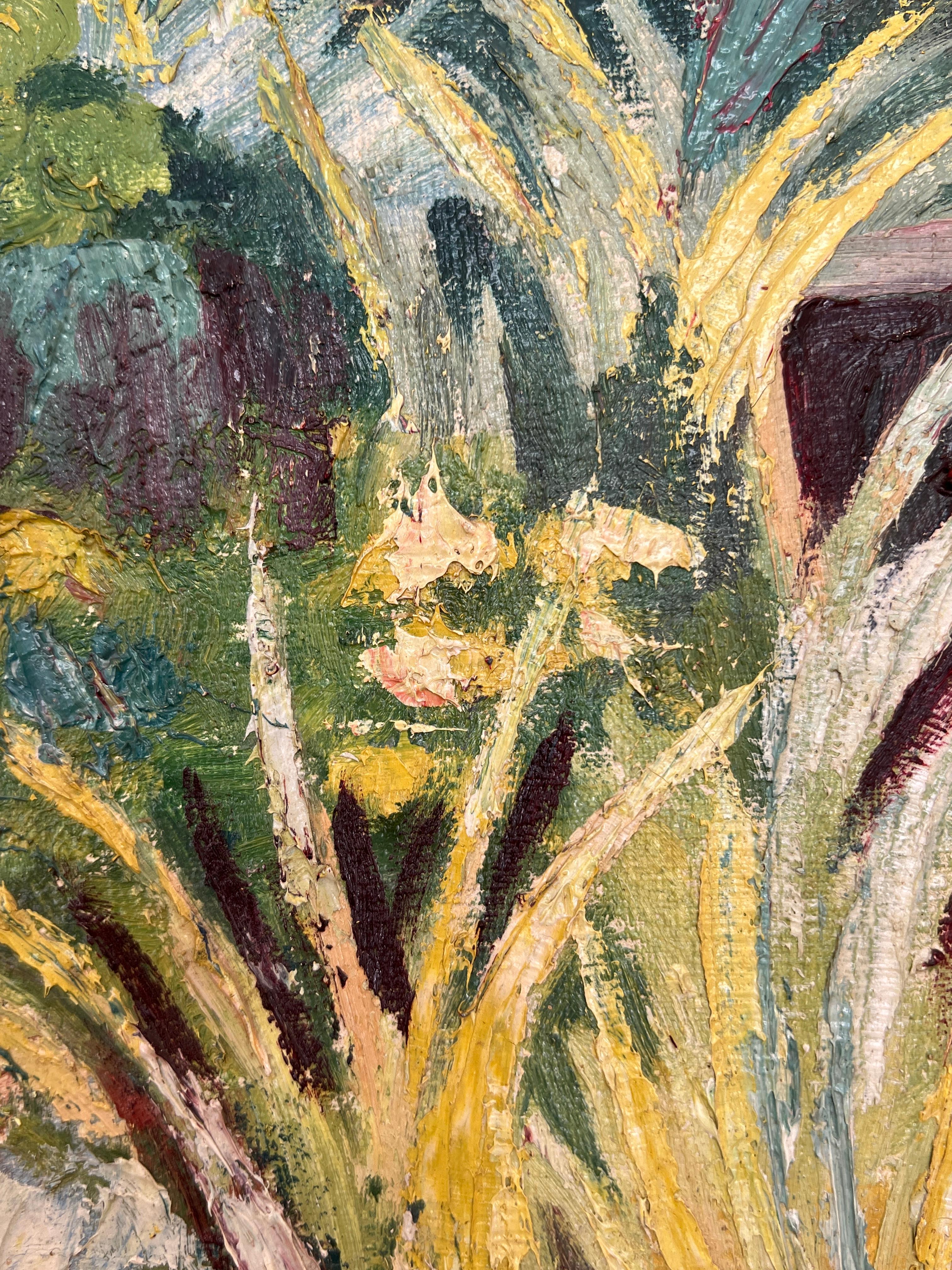 Blumige Landschaft im Angebot 1