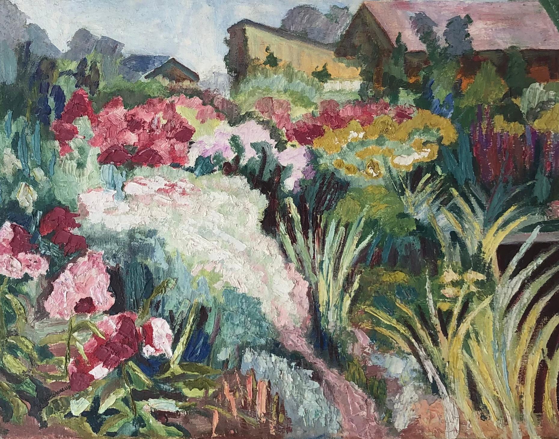 Albert Ducommun Still-Life Painting - Flowery landscape