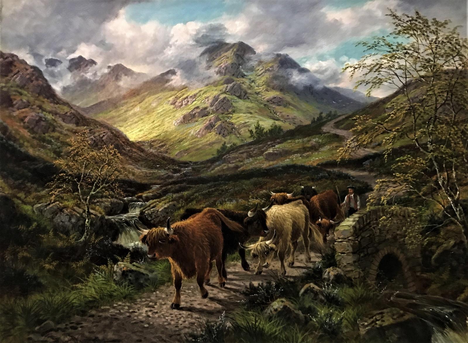 Albert Dunnington - La route de Lochranza, Arran en vente 2