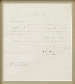 Albert Einstein Typed Letter, Signed on Princeton Letterhead, Dated 1948