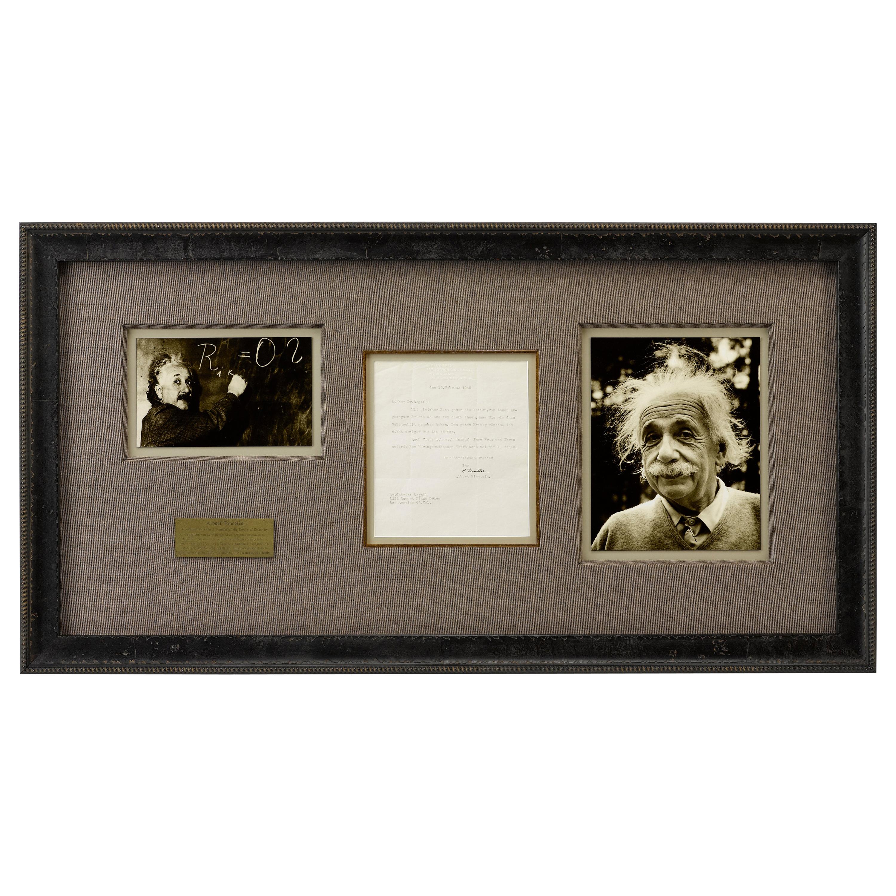 Albert Einstein Typed Letter, Signed on Princeton Letterhead, Dated 1948