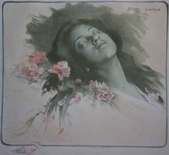 Albine (Asleep Woman) – Originallithographie (1897/98)