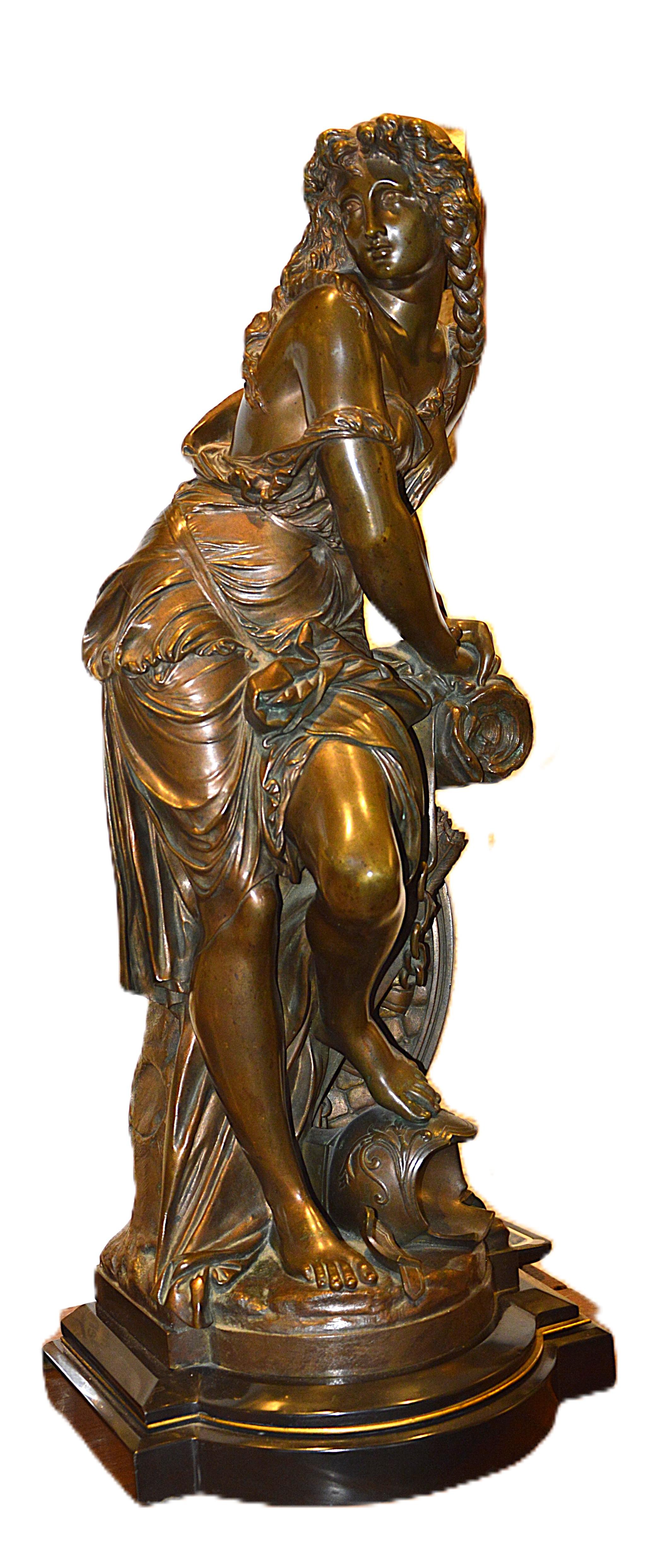 Amazone - Sculpture by Albert-Ernest Carrier-Belleuse