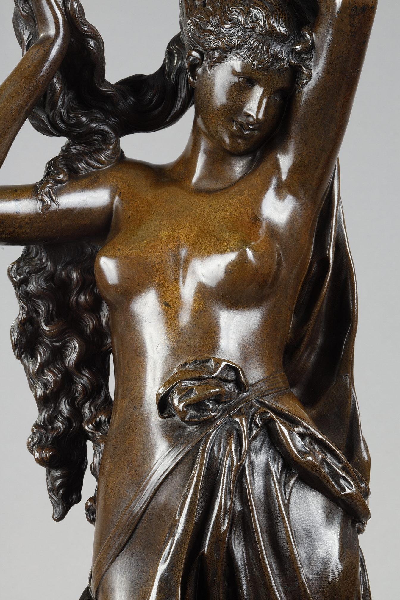 The Birth of Venus - French School Sculpture by Albert-Ernest Carrier-Belleuse