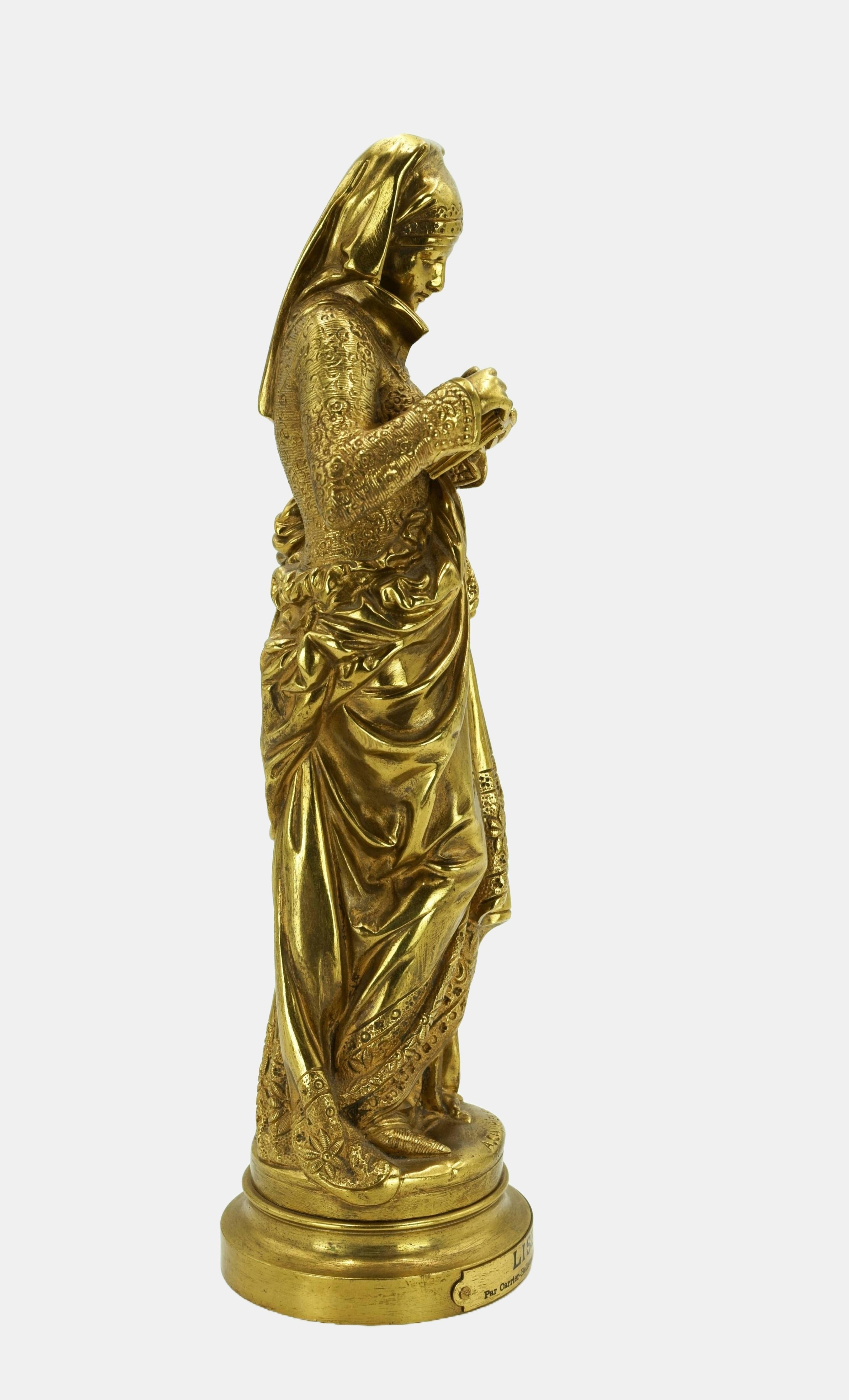 Reading Woman / - The golden glow of imagination - For Sale 2