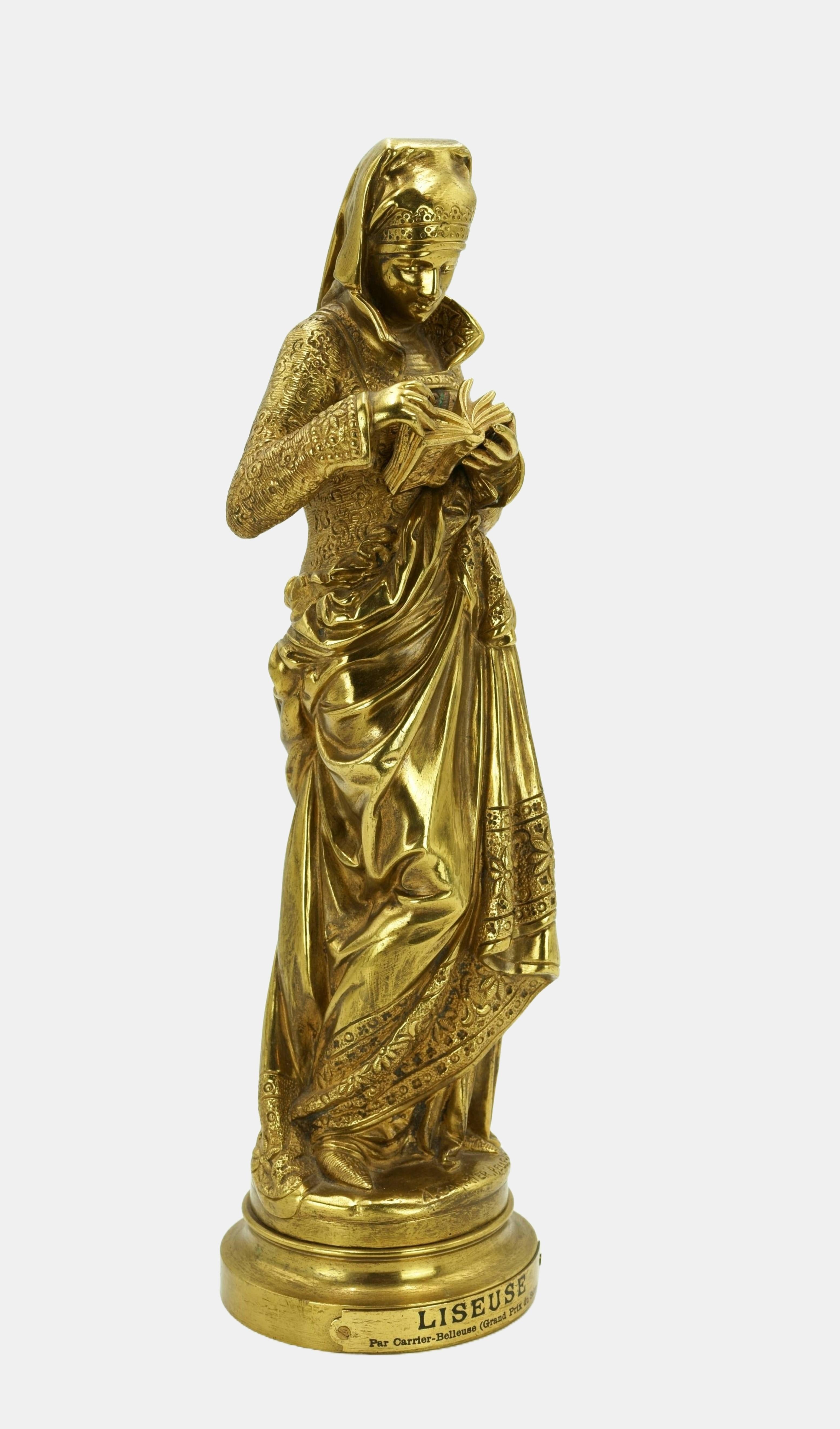 Reading Woman / - The golden glow of imagination - For Sale 3