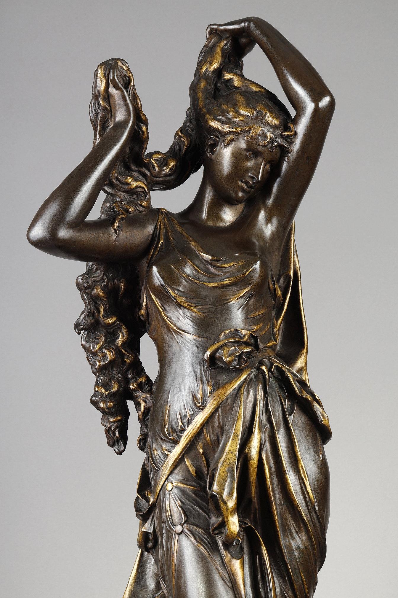 El nacimiento de Venus - Sculpture de Albert-Ernest Carrier-Belleuse