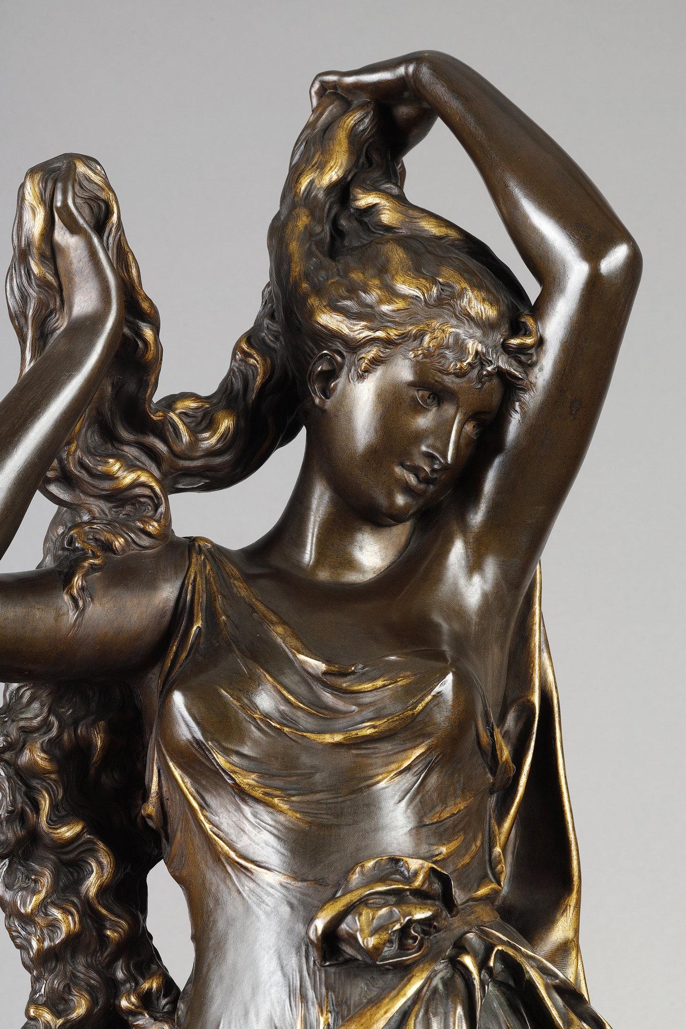 El nacimiento de Venus - Sculpture Escuela francesa de Albert-Ernest Carrier-Belleuse