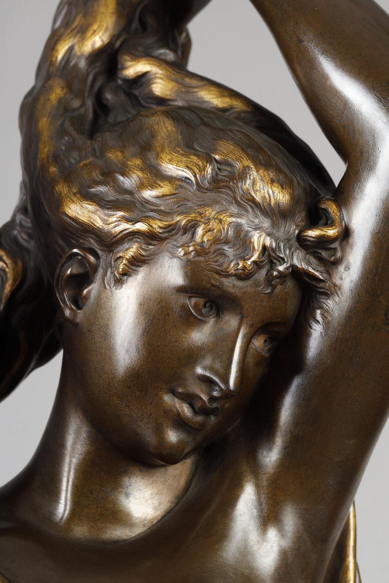 El nacimiento de Venus - Figurative Sculpture Oro de Albert-Ernest Carrier-Belleuse