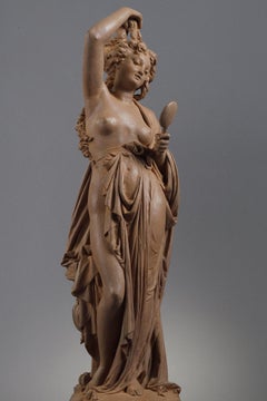 Woman with a mirror