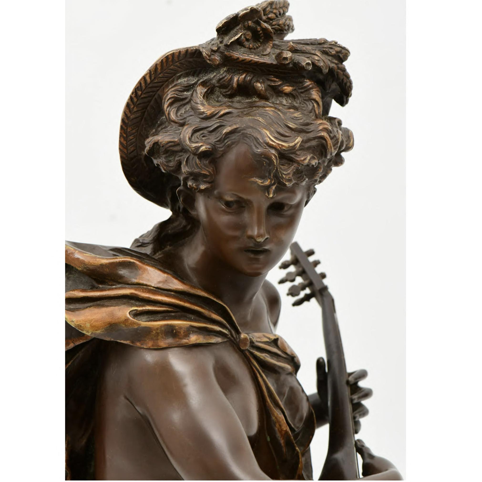 Albert Albert-Ernest De Carrier-Belleuse Bronzeskulptur im Zustand „Gut“ im Angebot in New York, NY