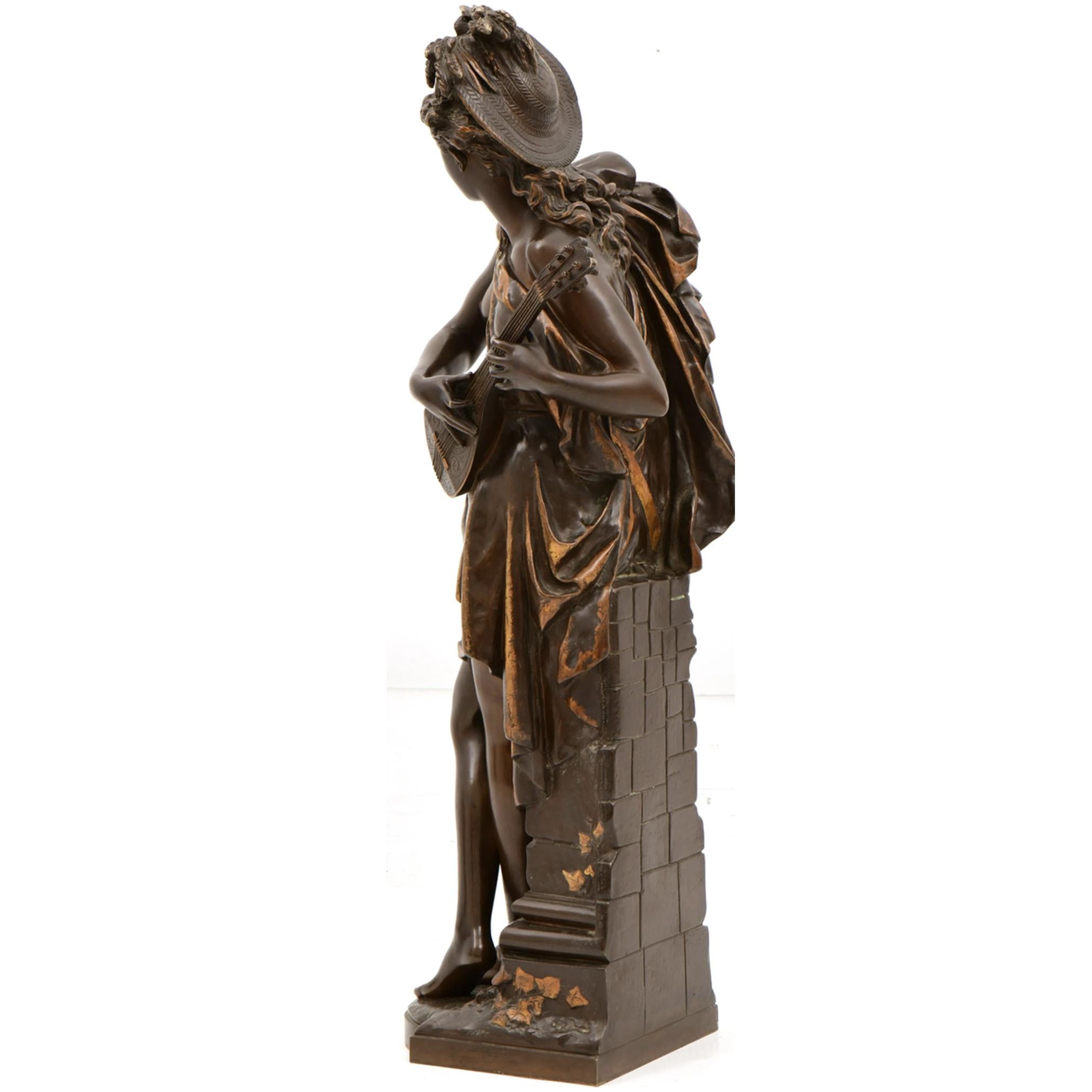 Albert Albert-Ernest De Carrier-Belleuse Bronzeskulptur (19. Jahrhundert) im Angebot