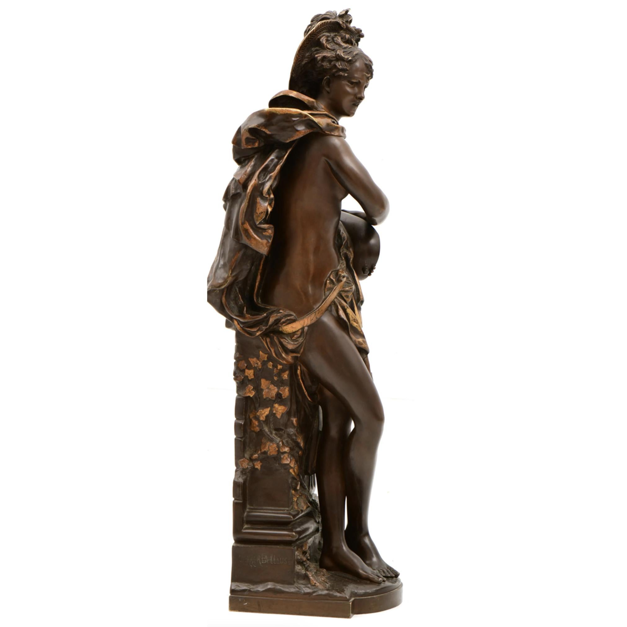 Albert Albert-Ernest De Carrier-Belleuse Bronzeskulptur im Angebot 1