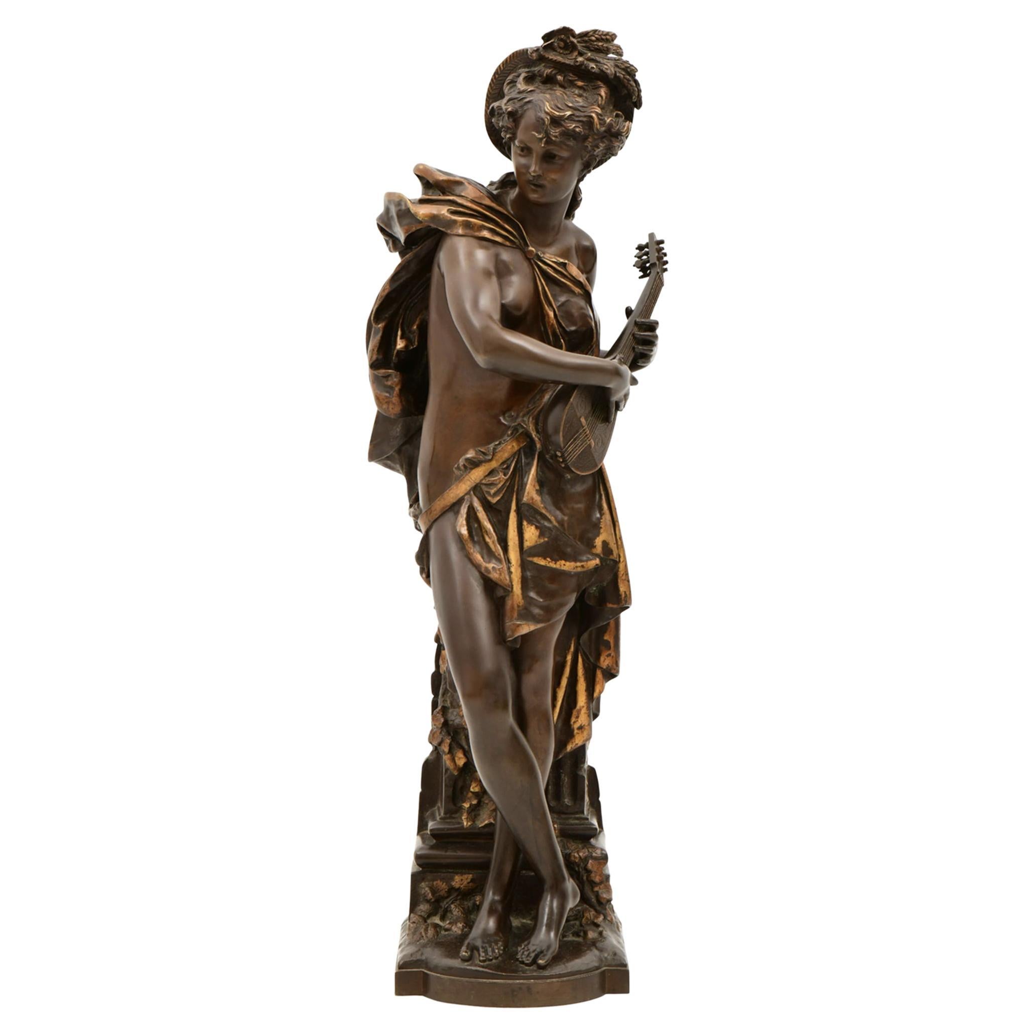 Albert Albert-Ernest De Carrier-Belleuse Bronzeskulptur