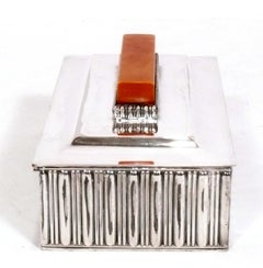 Albert Feinauer for Barbour Art Deco Silver and Catalin Box