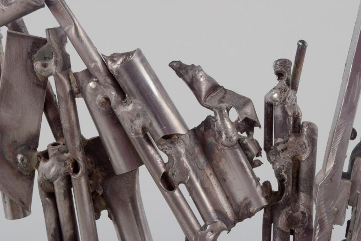 Albert Féraud (1921-2008), artista francese. Scultura astratta in metallo. 1960. in vendita 1