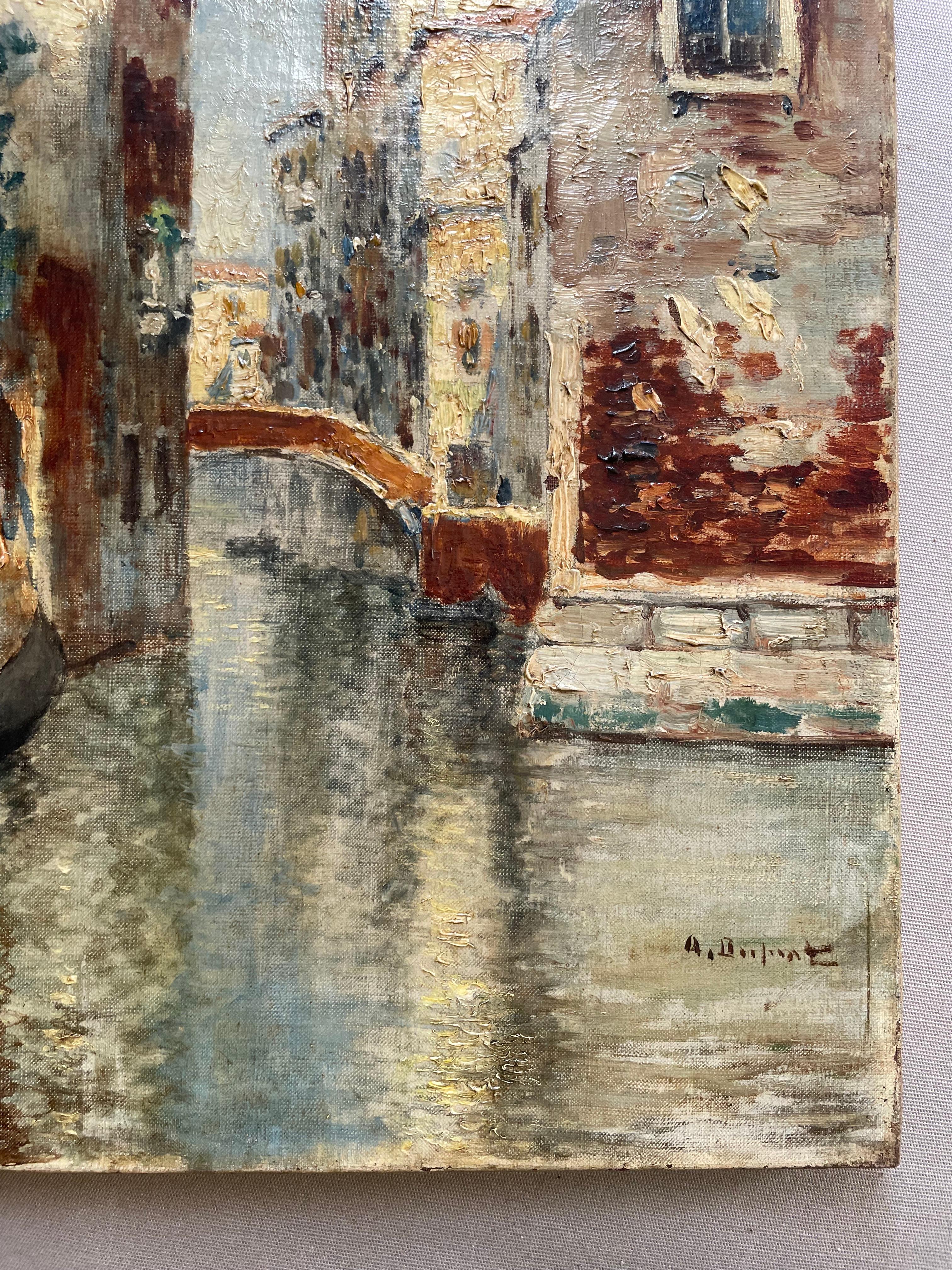 Albert Ferdinand DUPRAT, Veduta di Venezia in vendita 2