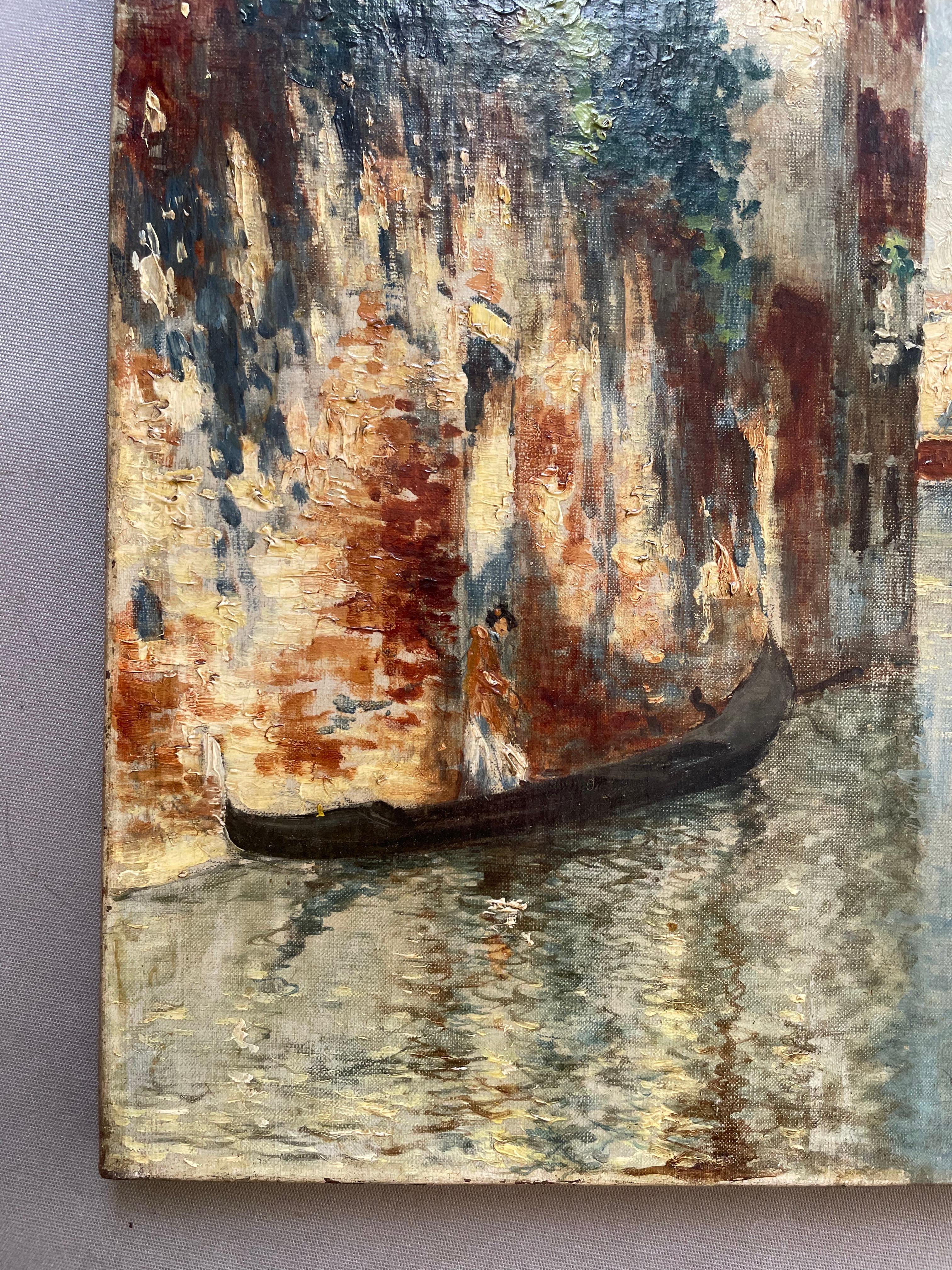 Albert Ferdinand DUPRAT, Veduta di Venezia in vendita 3