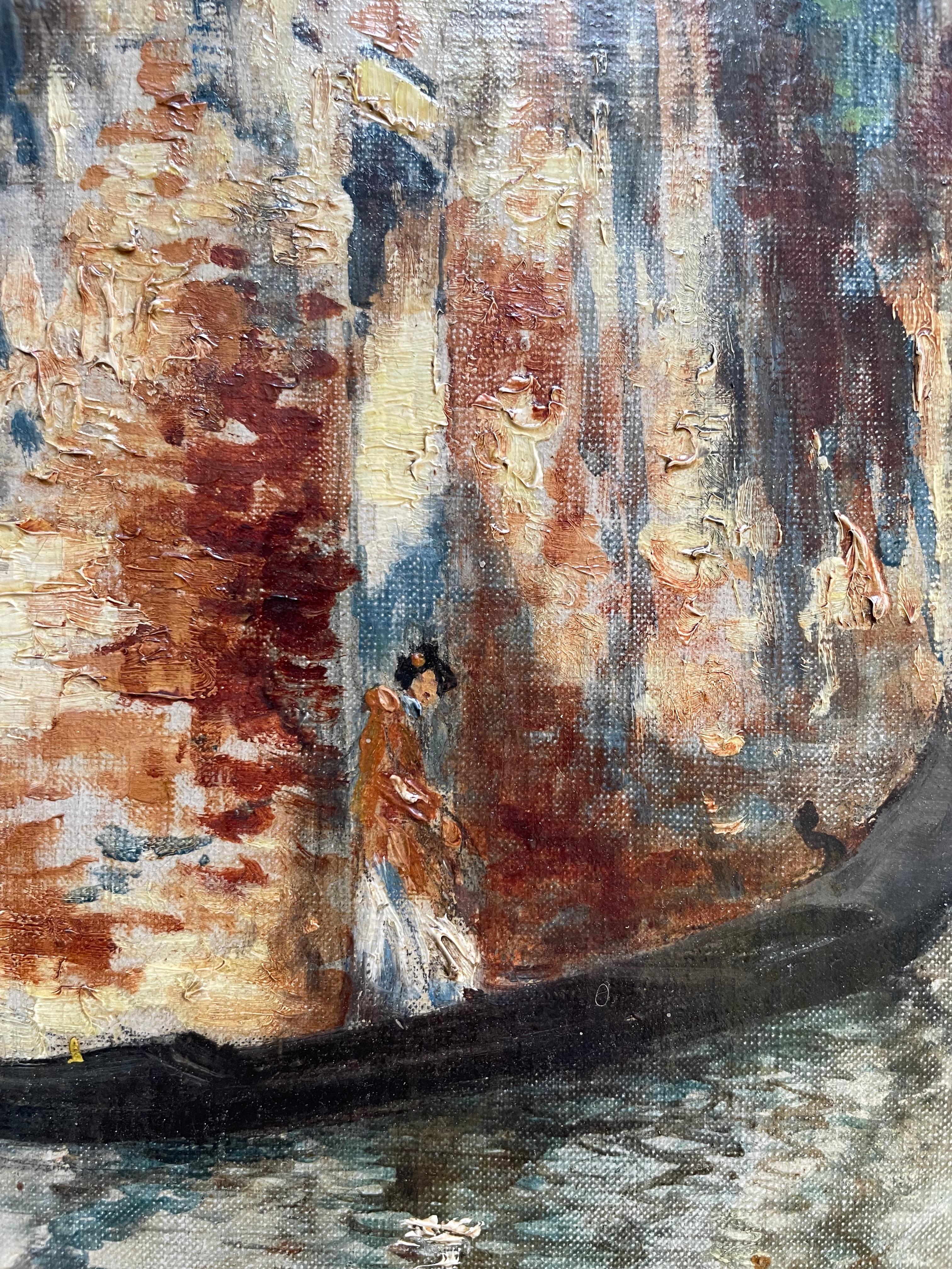 Albert Ferdinand DUPRAT, Veduta di Venezia in vendita 4