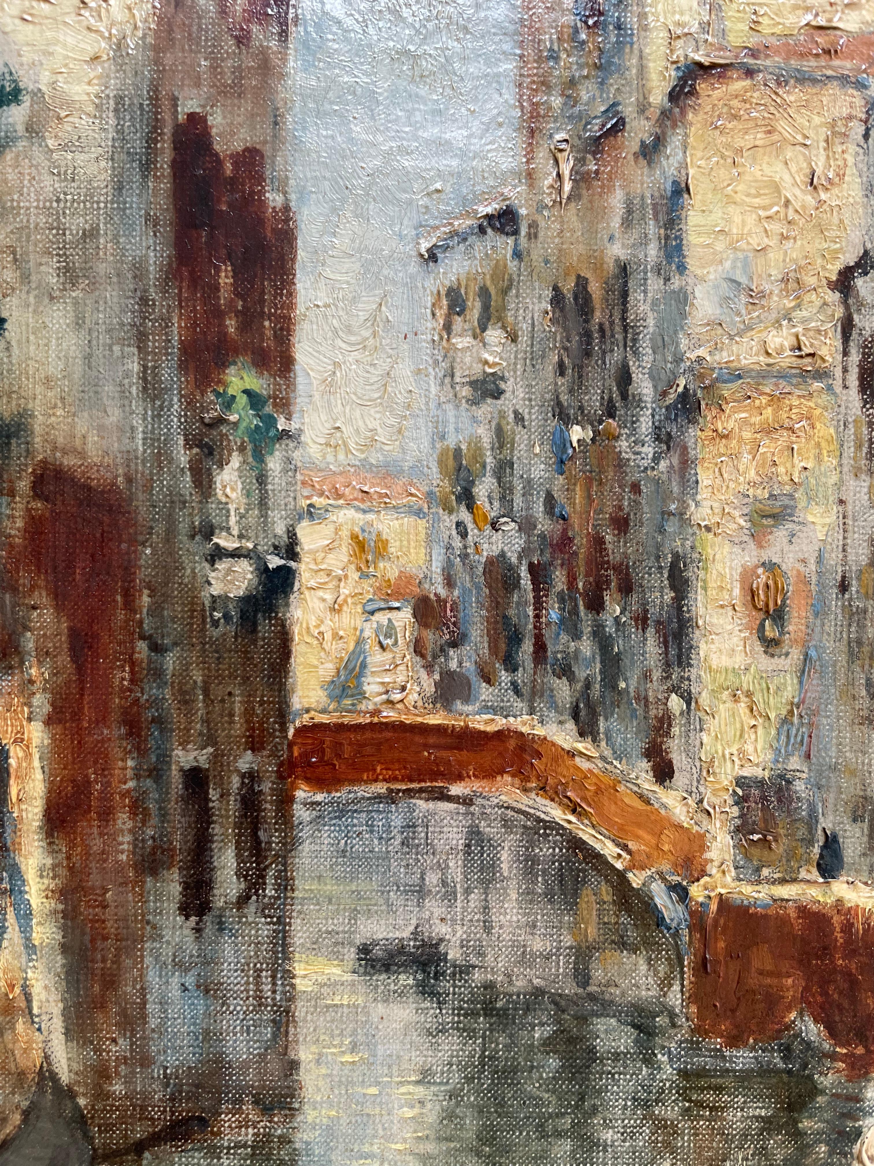 Albert Ferdinand DUPRAT, Veduta di Venezia in vendita 5
