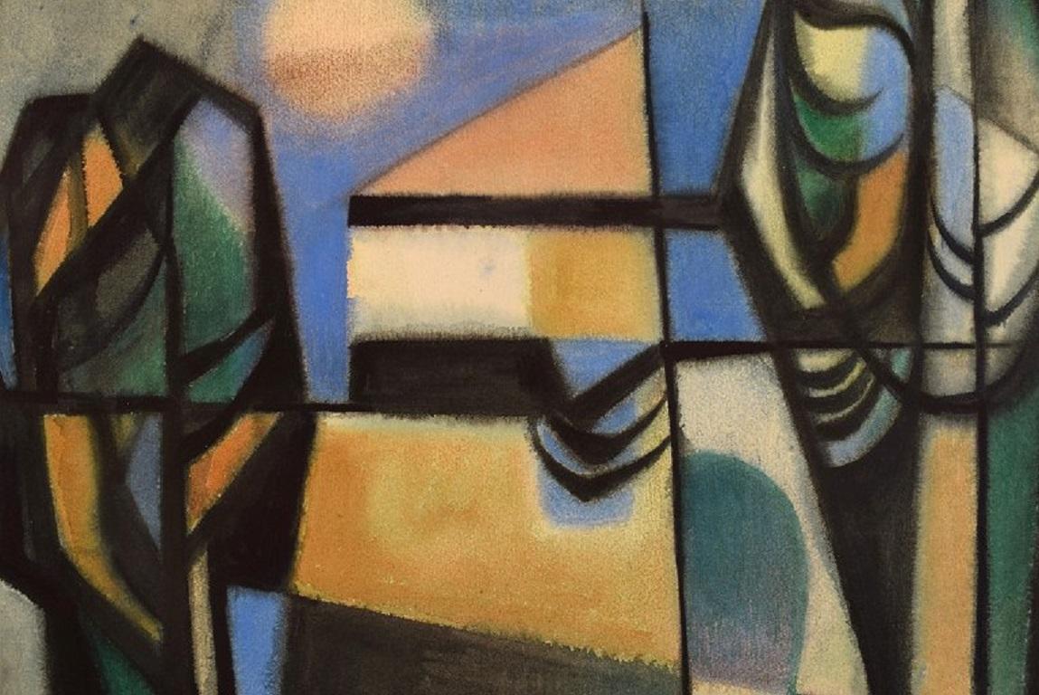 Albert Ferenz, Deutschland, Aquarell auf Papier, Mitte des 20. Jahrhunderts im Angebot 1