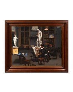 Drawing class at the Académie Julian