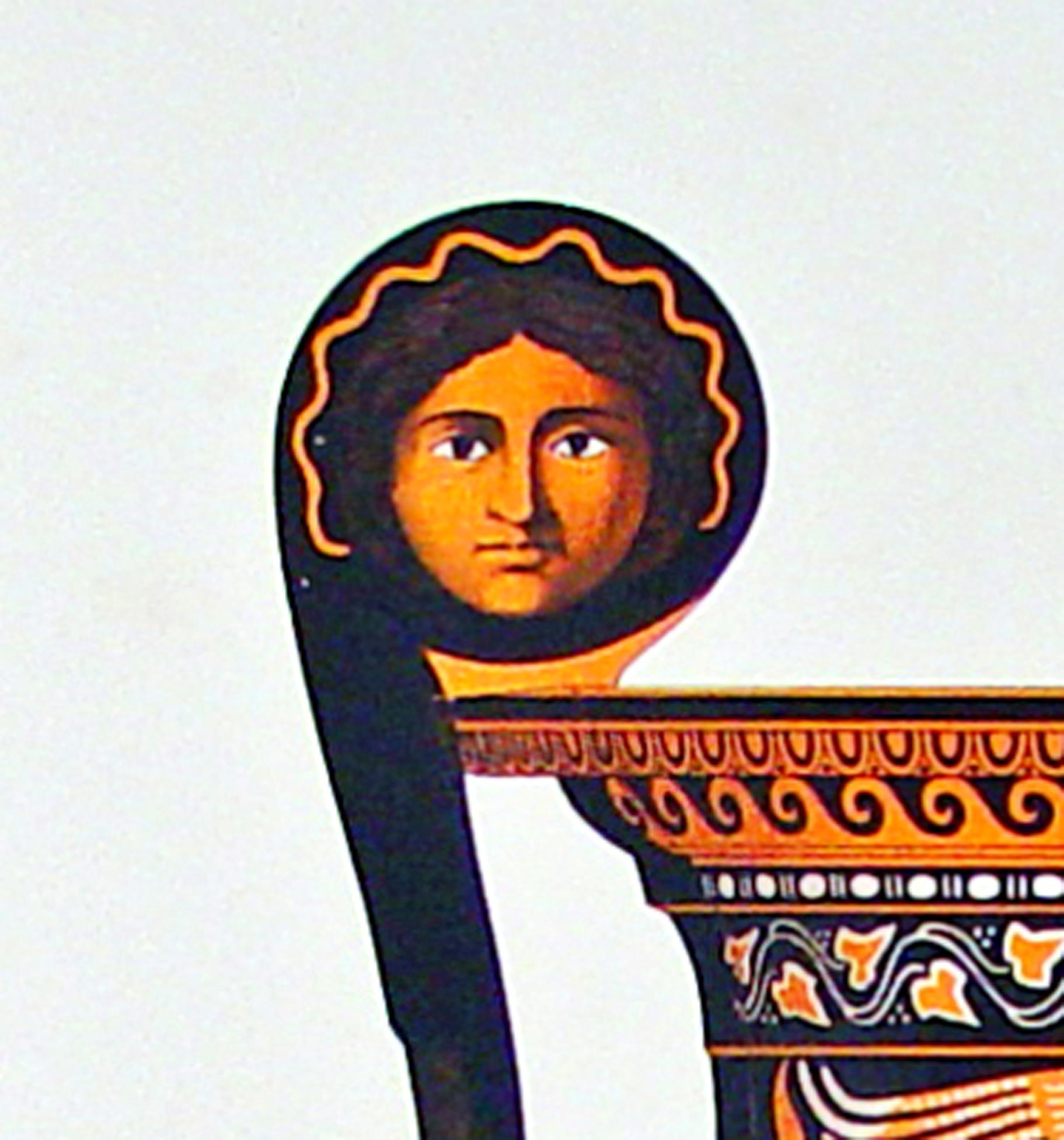 Albert Genick, impression lithographique d'une amphore de la Grèce antique en vente 1